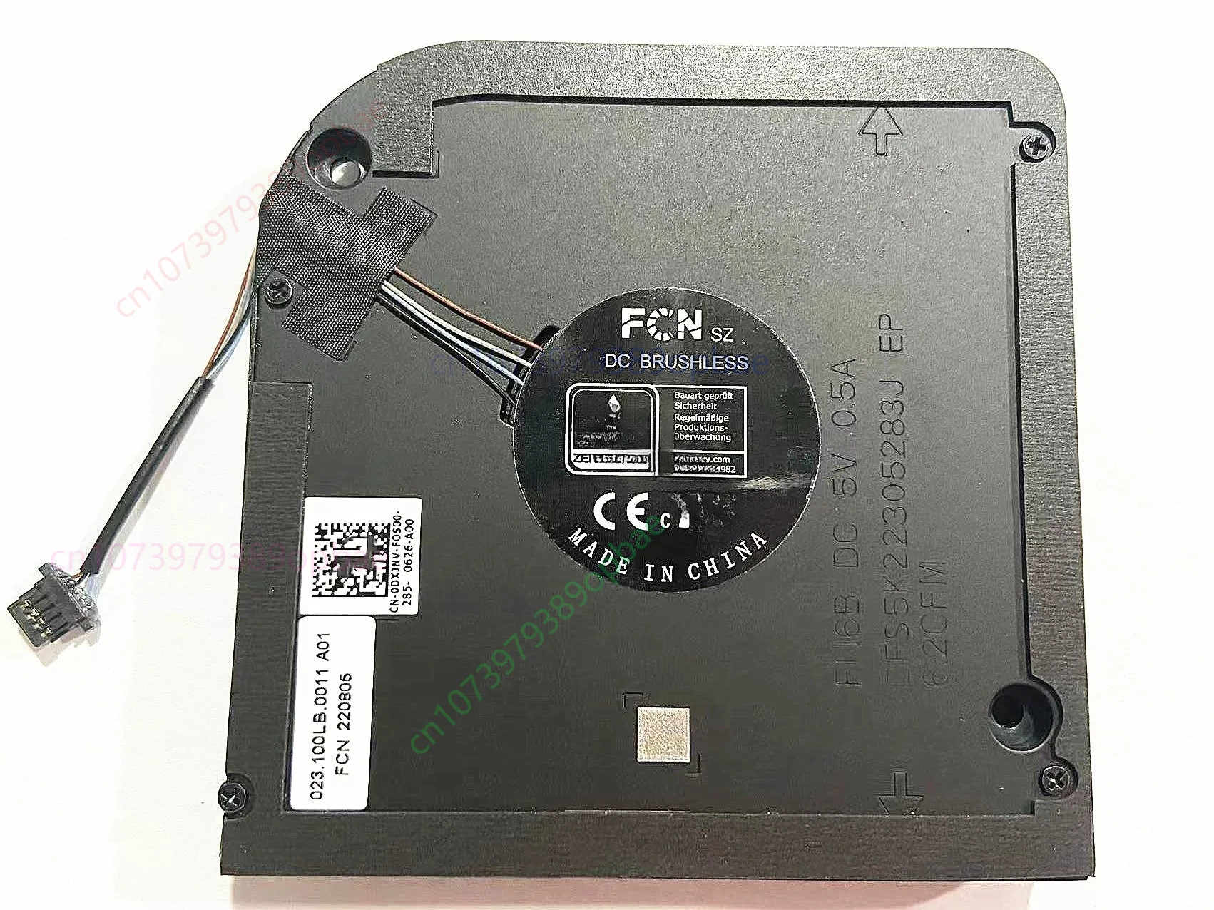 

New Original CPU Cooling Fan 0DXJNV for Dell Latitude 15 5520 Precision 3560 Laptop Replacement Fan