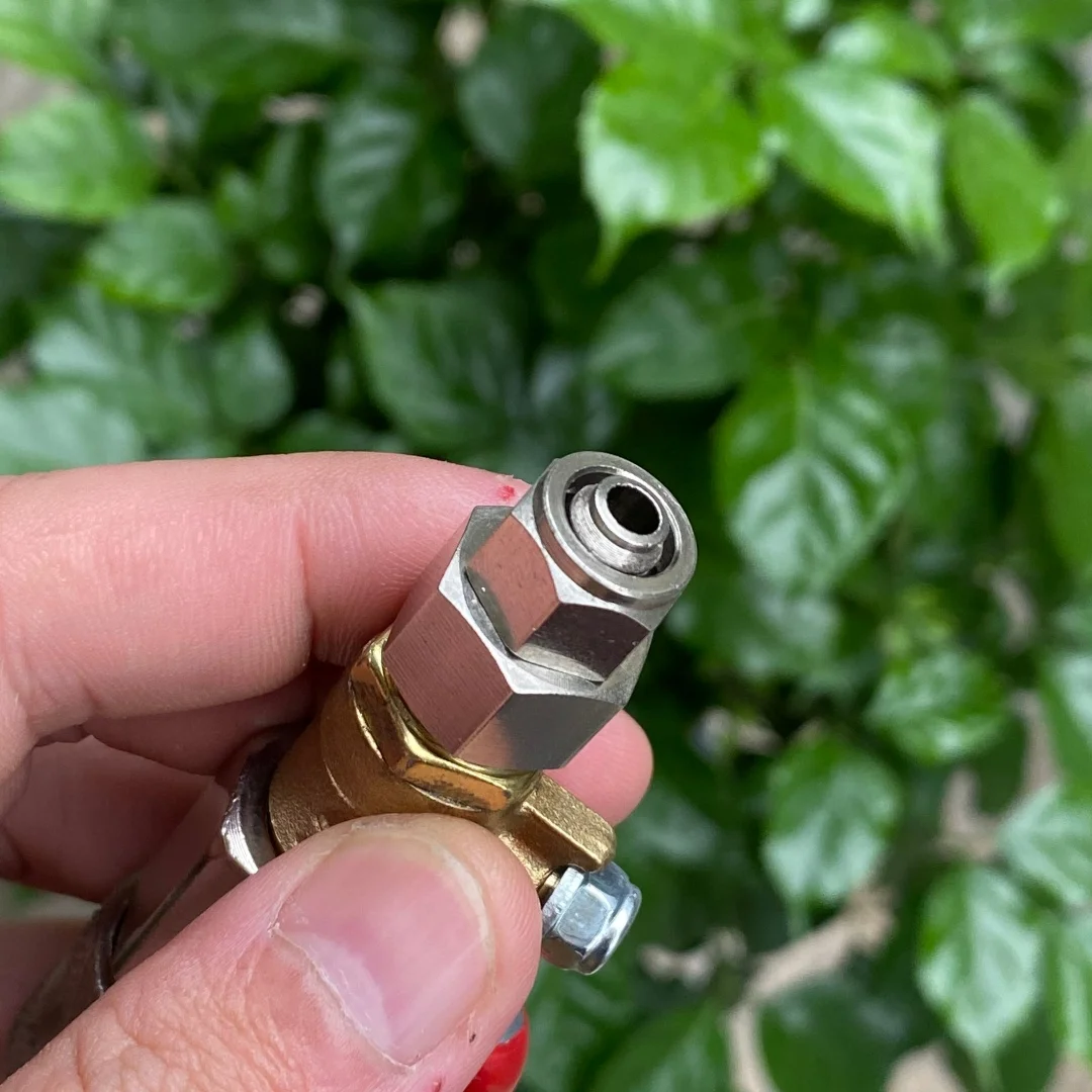 Air Hose Quick Connector Fitting With Valve Switch on/off Europe Type/ C Type Pneumatic SP10/20/30/40 Nut-Fasten