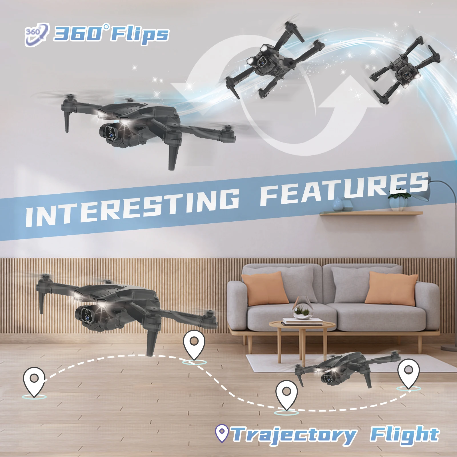 Idea12 mini drone 1080p câmera hd 2 baterias dobrável rc quadcopter 2.4g wifi fpv escova motor fluxo óptico para iniciantes co