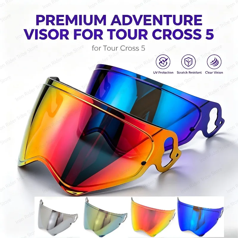 Motorcycle Helmet Lenses Tour Cross 5 Cross V Xd-5 Multi Color Optional Accessories Lenses