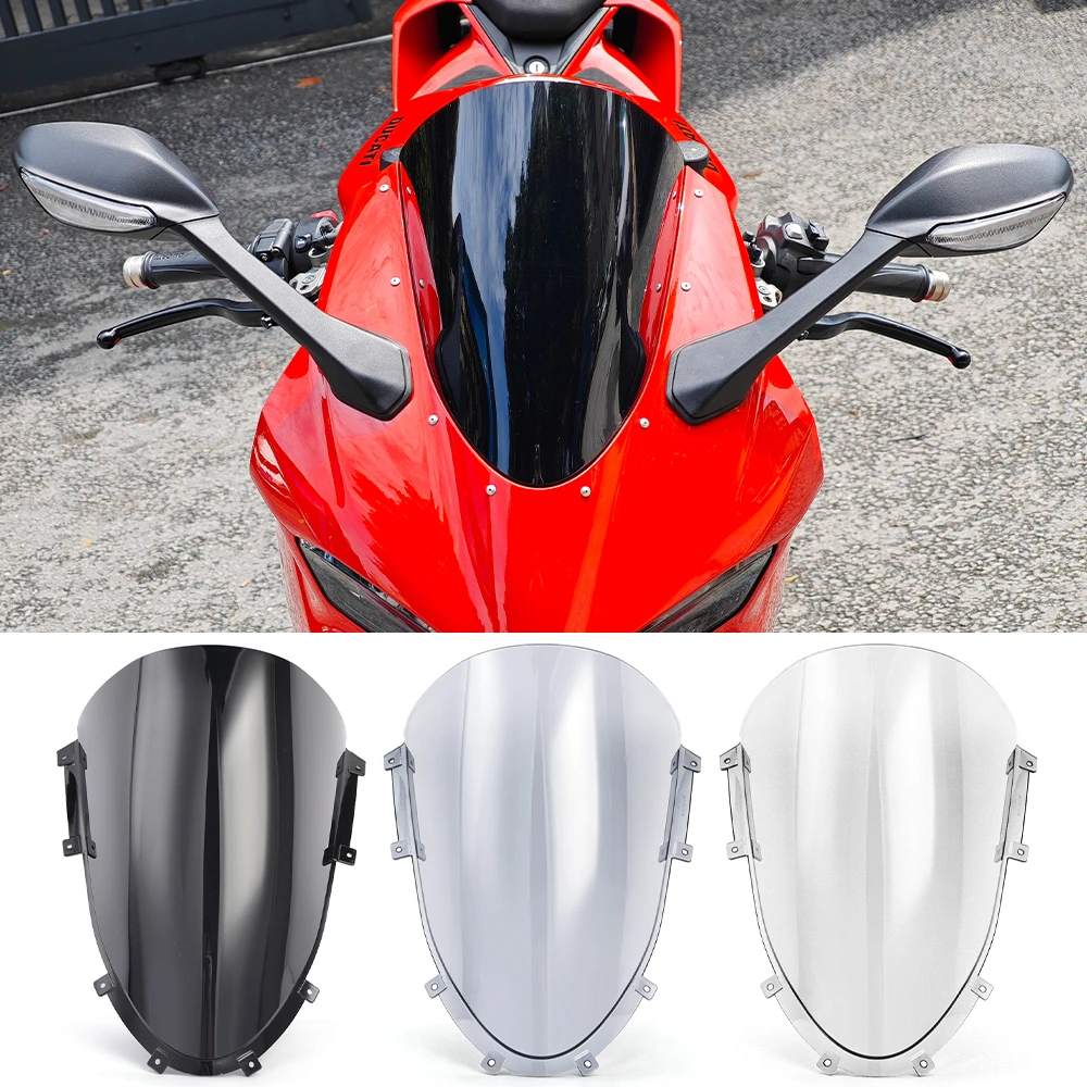 For Ducati PanigaleV2 2025-2026 Panigale V2 Motorcycle Wind Deflector Windscreen Windshield