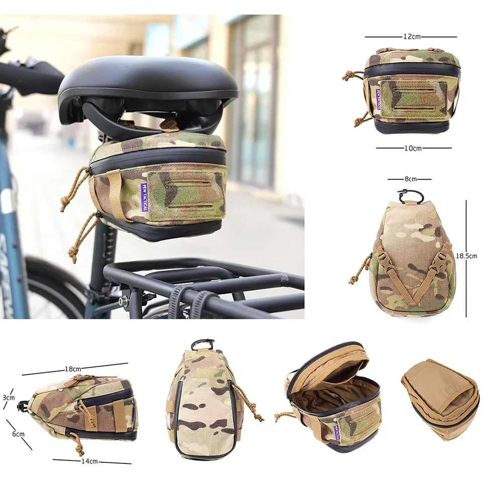 PEW TACTICAL Bolsa de sillín impermeable para bicicleta montaña - imagen 5