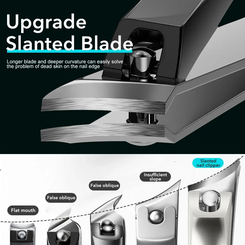 

1Pcs Ingrown Nail Clipper Slant Curved Blade Nail Cutter Thick Toenails Nails Podiatrist Stainless Steel Manicure Tools