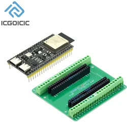 ESP32 S3 Development Boards with Expansion Adapter Kit 2.4G Wifi BT Module ESP32-S3 N8R2/8 N16R8 44Pin Type-C ESP32-S3