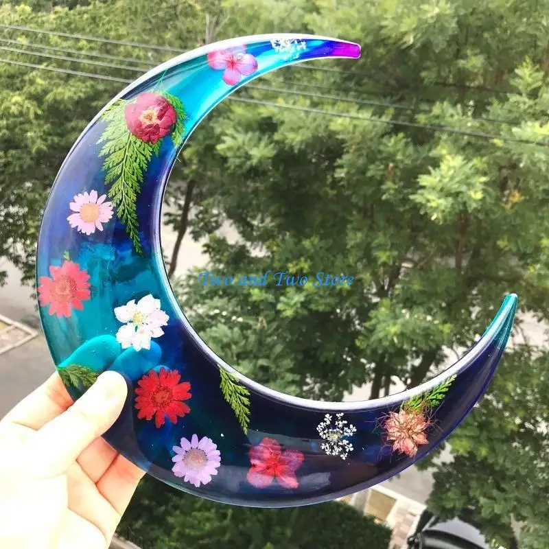 HX6F Wall Decor Pendant Mold Resin Epoxy Silicone Mold Jewelry Casting DIY Crafts