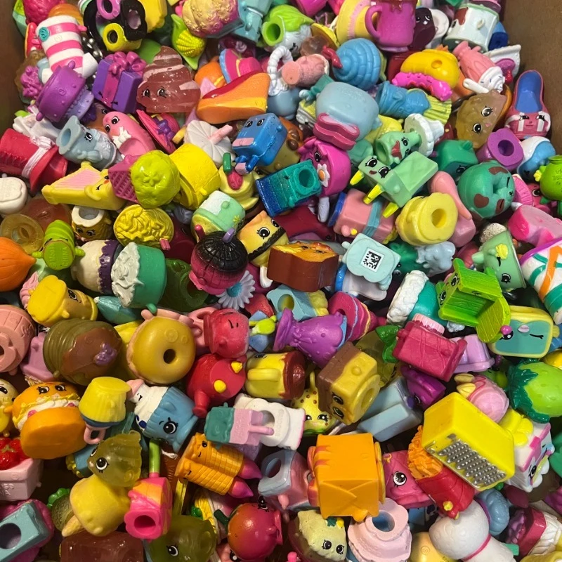 لعبة قزم التسوق من Shopkins، تماثيل صغيرة كبيرة، 20 قطعة من ألعاب مصغرة، مقتنيات هدايا للأطفال
