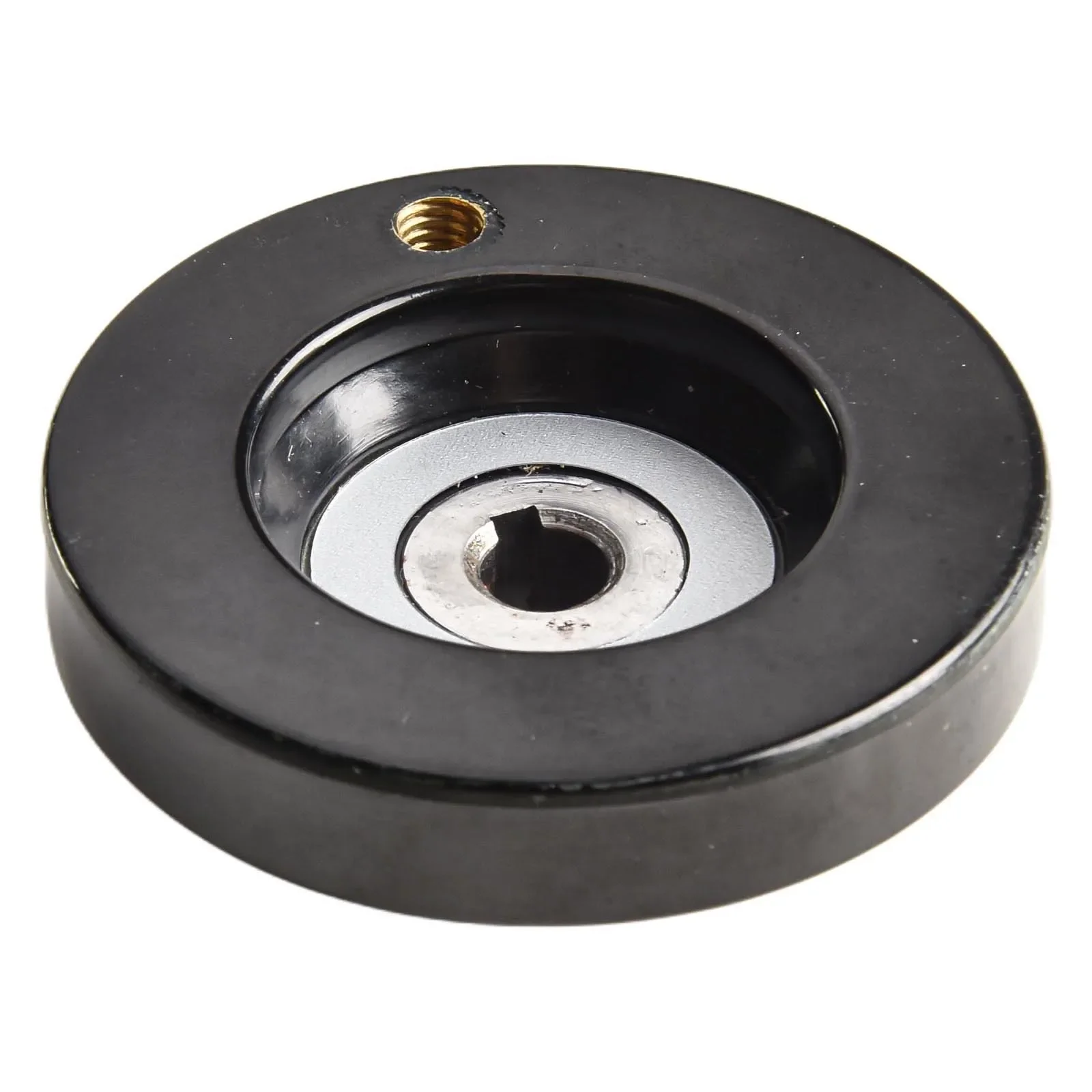 Industrial Handwheel 63mm Hand Wheel 100g Weight Black Color Easy Assembly Hexagonal Socket For Industrial Use