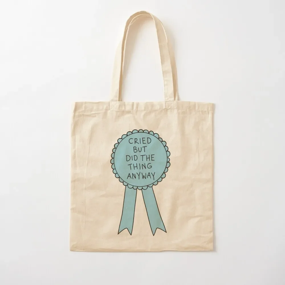 

Did The Thing Anyway Tote Bag reusable shopping bags Handbags Cloth bags tote bag university Tote Bag