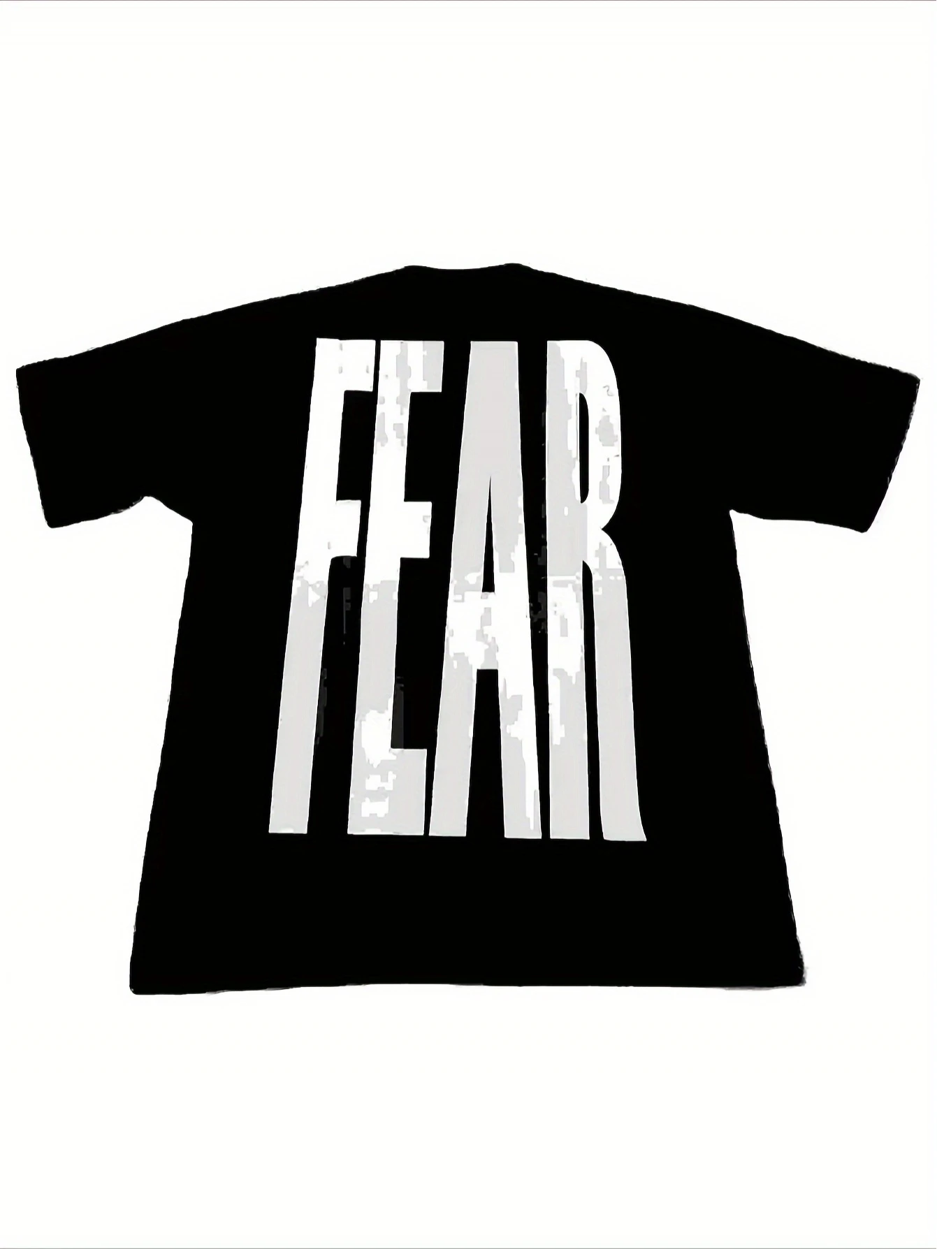 FEAR New Model personality Clothes Oversized Unisex T-shirt Fashion Hip Hop Street Trendy Cotton hot product Comfortable Couples