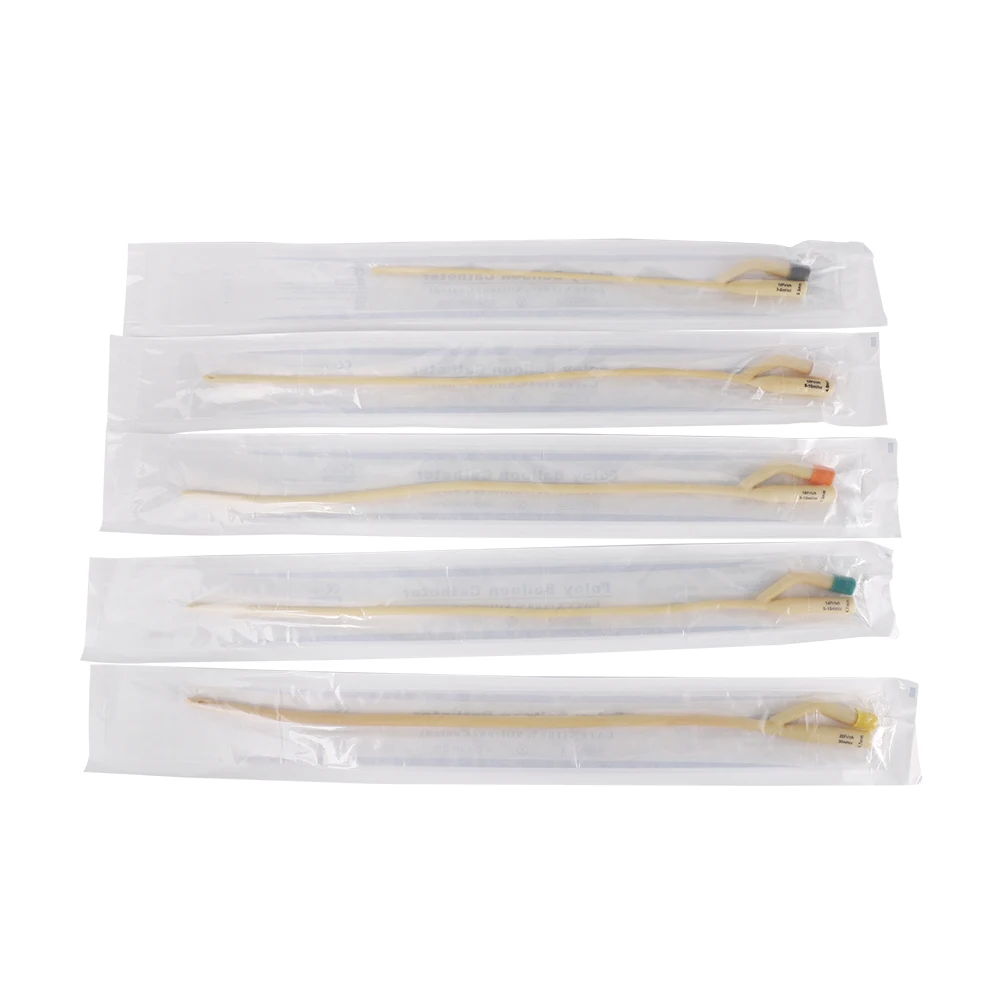 Sterile Silicone Coated Latex Balloon Catheter Hot Selling Medical Catheter Disposable
