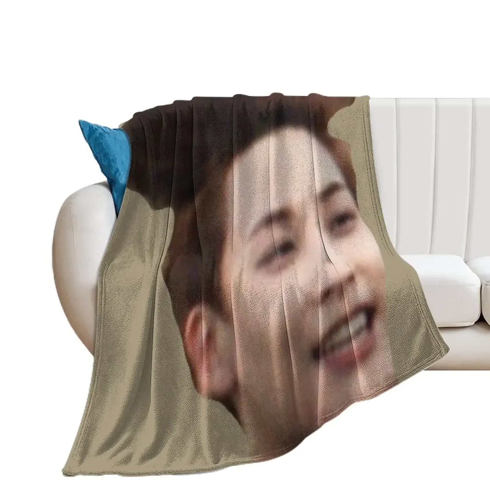 

Jeonghan Flying Hair Throw Blanket Furrys Warm Decorative Sofa Blankets