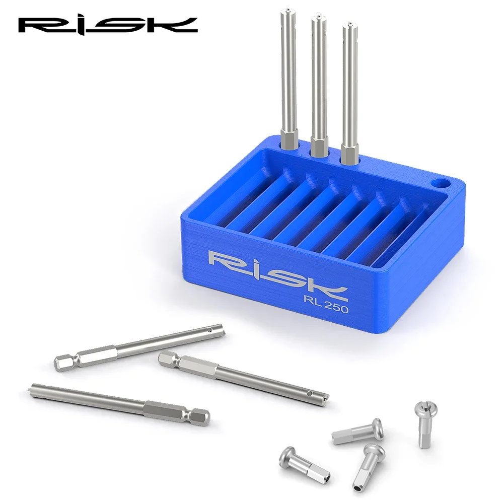 

RISK Spoke Nipple Shuffler Box Quick Sorting Tool Box Bicycle Spoke Nipples Arrangement Tool Box Bicycle Wheel Building Tool