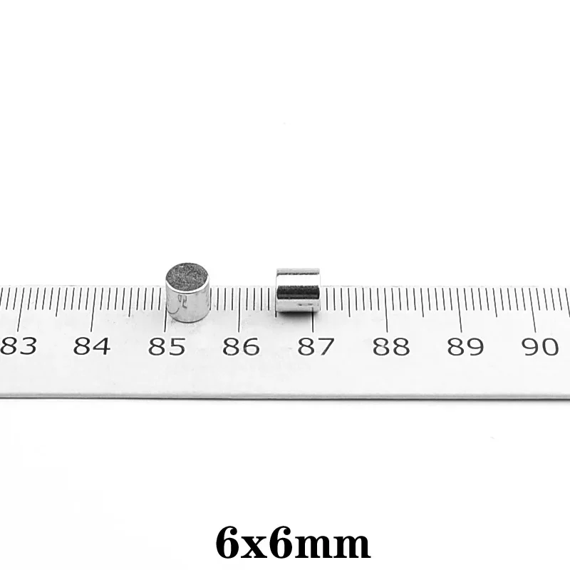 10~400pcs 6x6mm N35 Round Strong Powerful Magnets 6mm x 6mm Neodymium Magnet Dia 6x6 Permanent NdFeB Magnets Disc 6*6mm 6*6