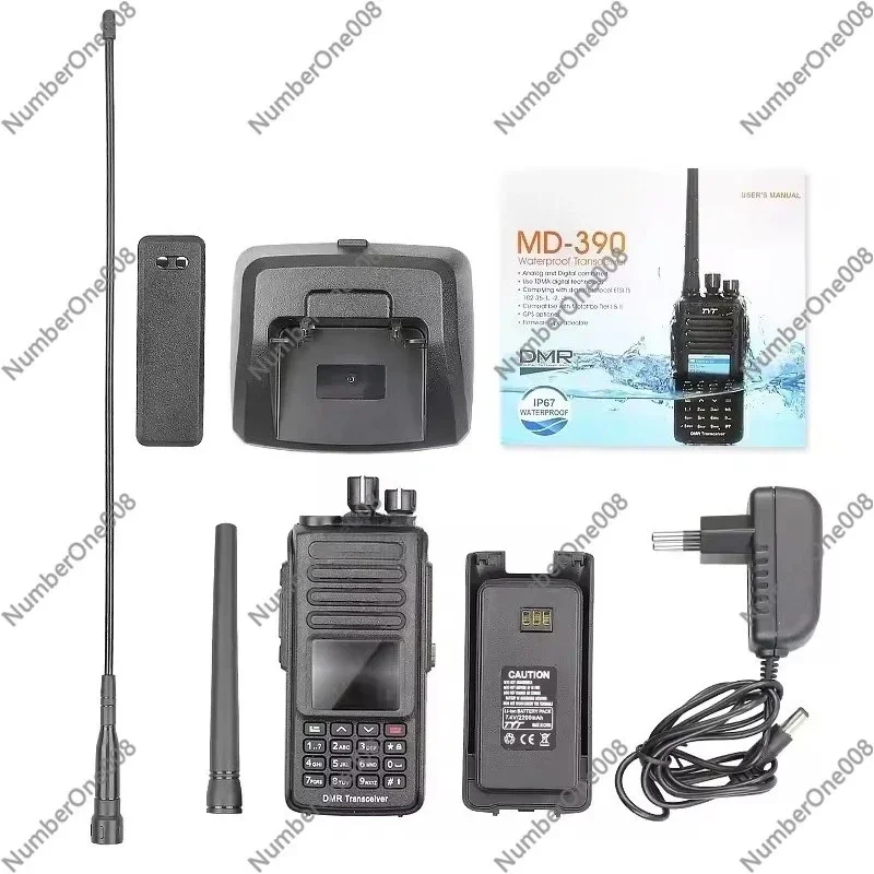390plus waterproof DMR digital IP67 walkie-talkie 10WGPSTYPE-C port