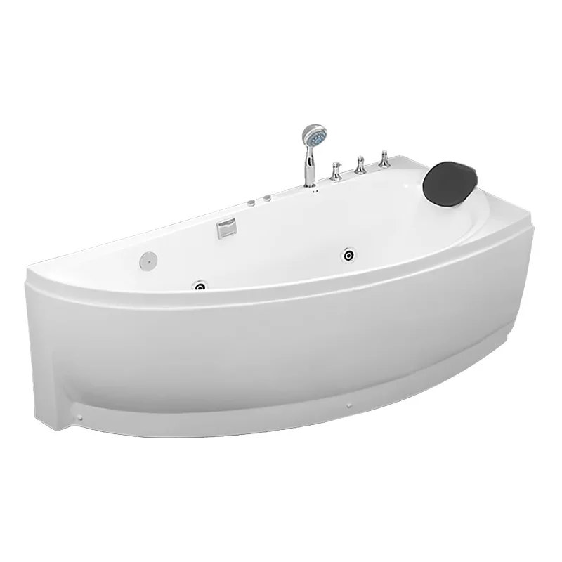 

Acrylic bathtub, household, knife curved bathtub, surf massage
