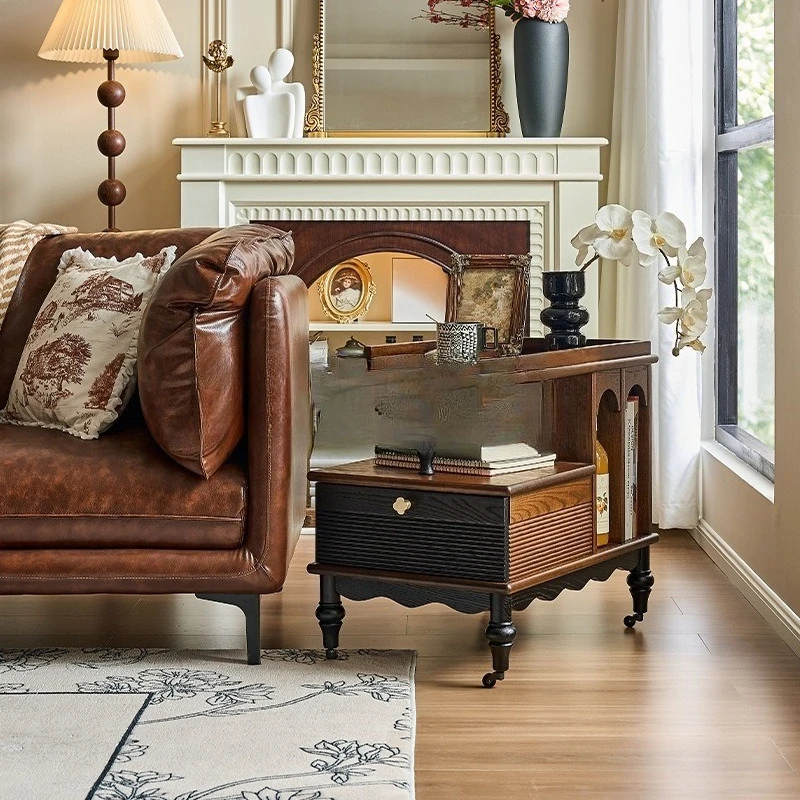 All solid wood trolley