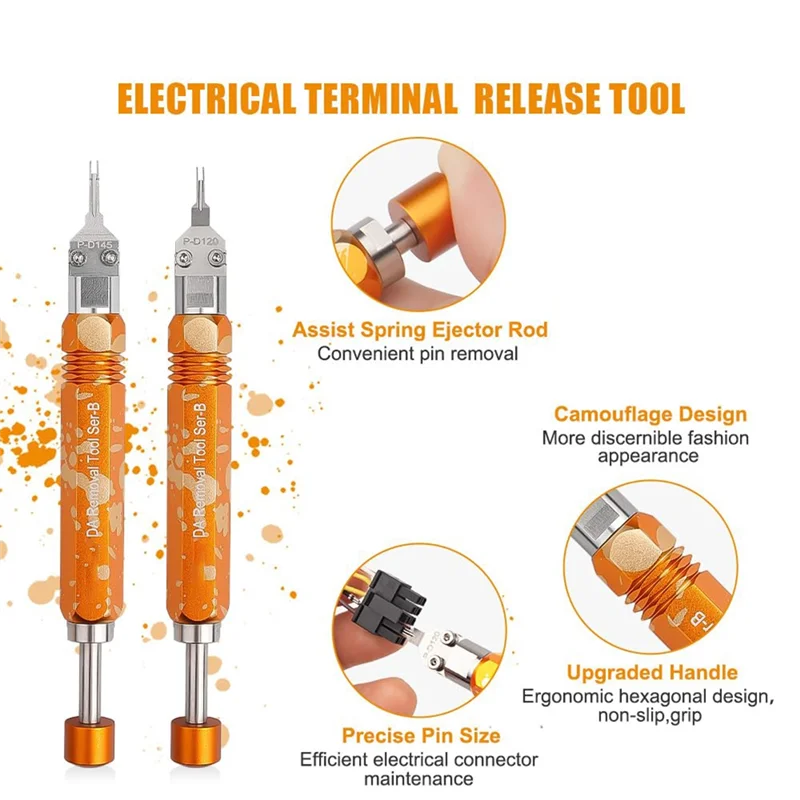 2Pack For Molex Pin Extractors Terminal Release Tool Kit For Molex MX3.0 Male/Female Terminals Extraction Tool-ABRO