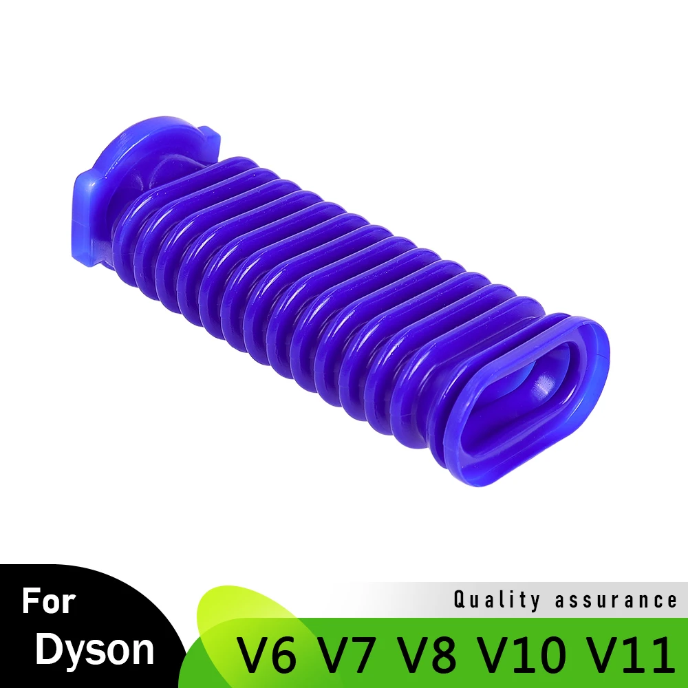 Гибкий роликовый шланг для пылесоса Dyson V7 V8 V10 V11, сменный синий шланг для нижнего воздуховода, гибкий мягкий резиновый шланг