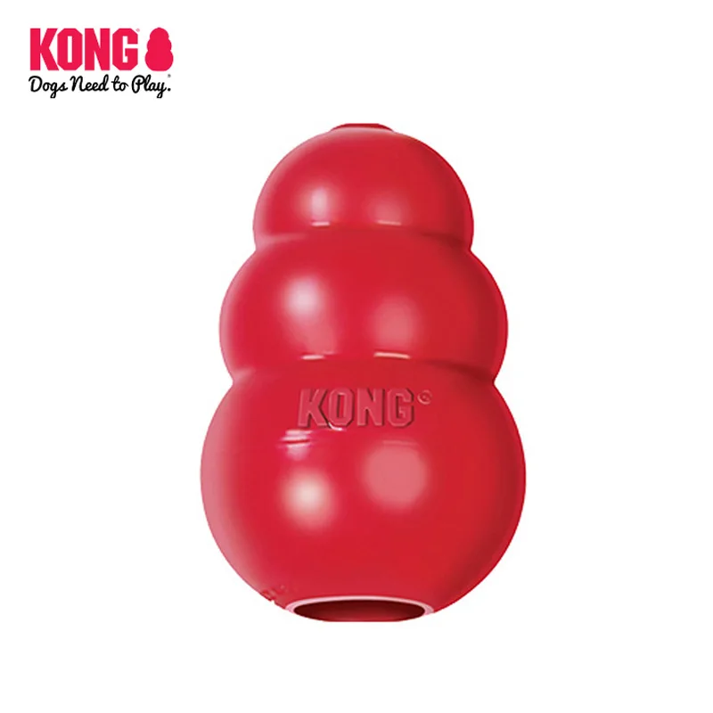 

Large Dog Toy Classic Kong Dog Toys Stuffable Erratic Bounce Chew Toy Rubber Treat-Filling Capabilities Fetch Toy Middle Dog Toy