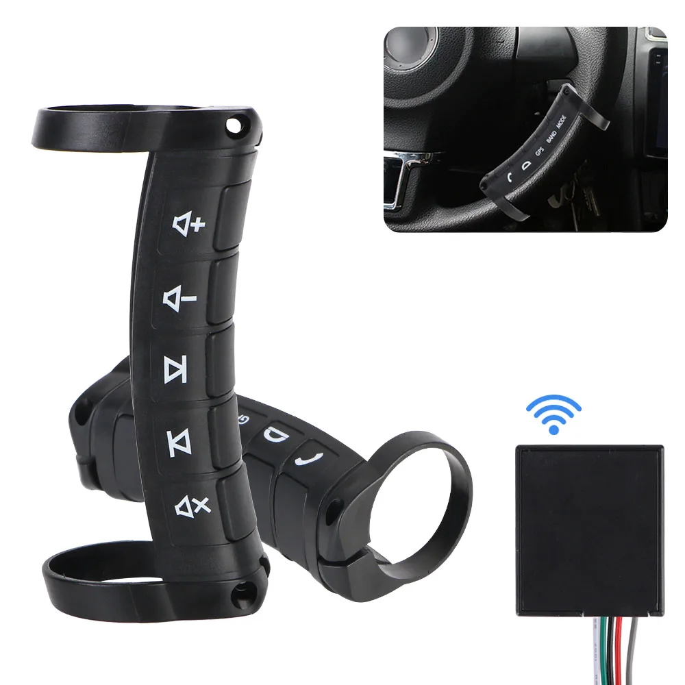 

DIY Setting Wireless Control Buttons For Car Radio DVD GPS Andriod Player Multifunction 10 Keys Steering Wheel Controller