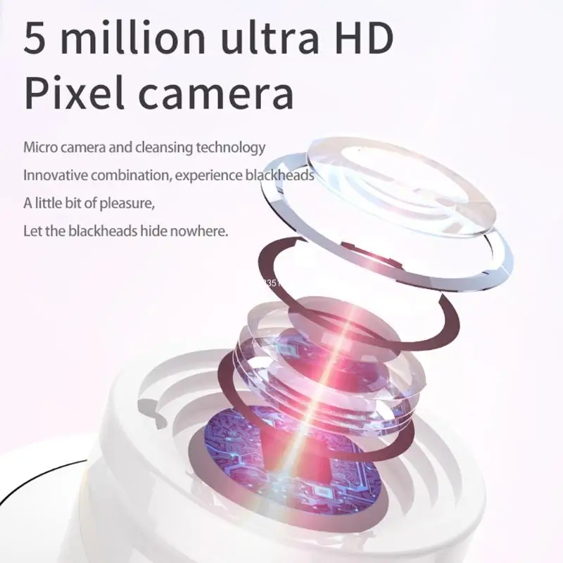 Usuwająca zaskórniki Odkurzanie do czyszczenia twarzy Czarne kropki Ssanie Złuszczające piękno Dropship