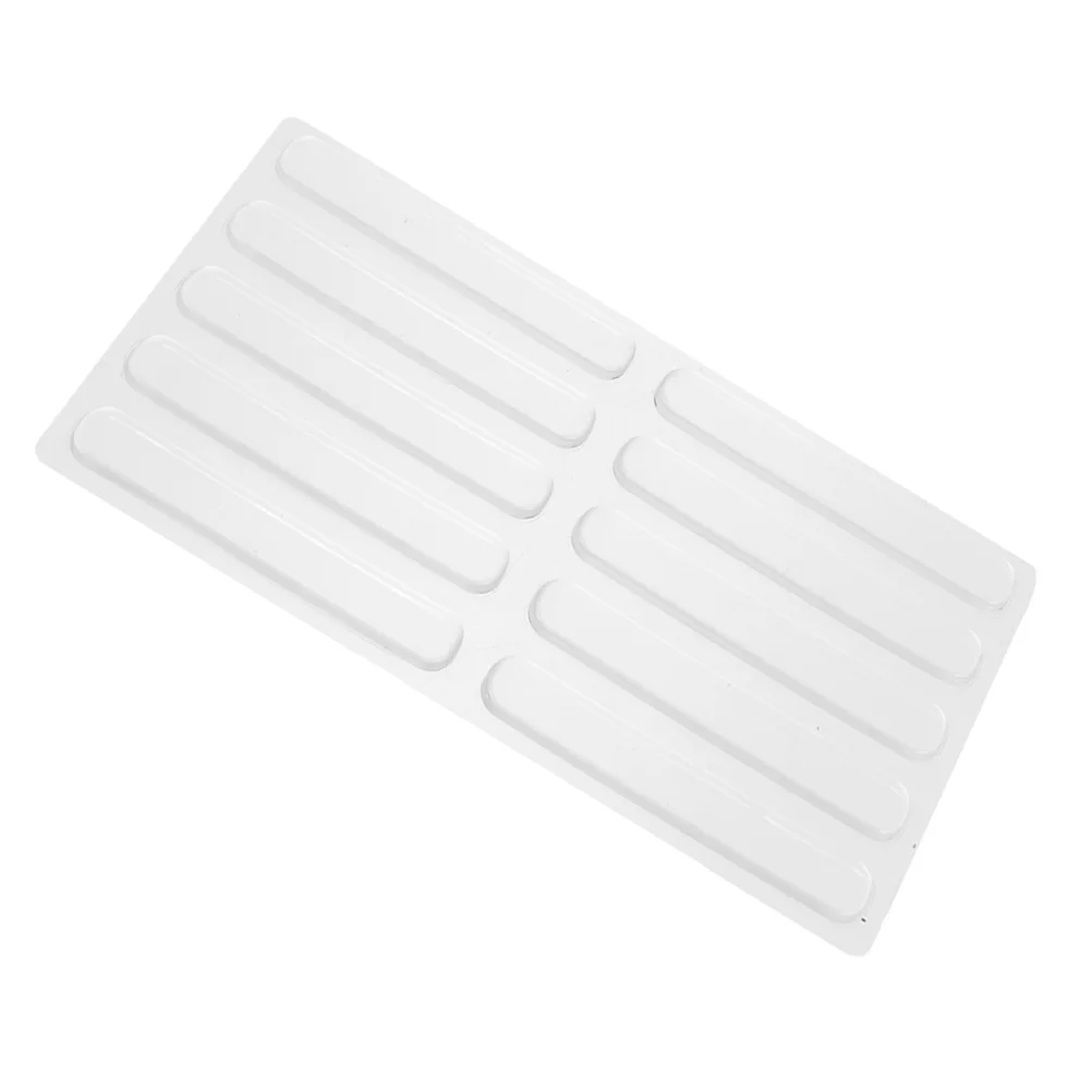 Tampons antidérapants transparents pour armoire, 10 pièces, protections en caoutchouc souple pour portes, tiroirs, murs, pièces de meubles en Silicone, robustes et faciles