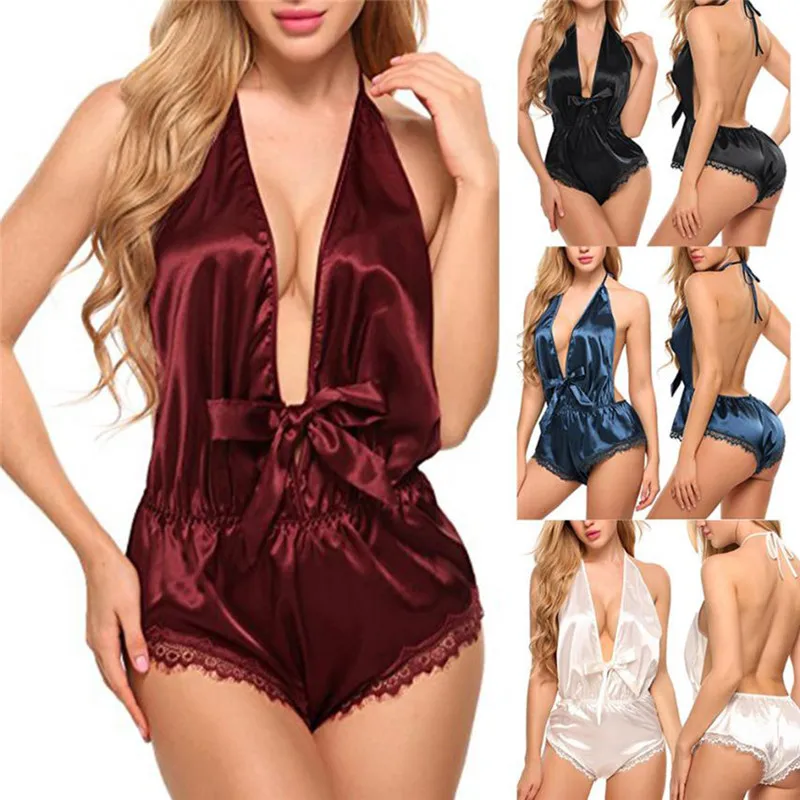 

Hot Selling European And American Erotic Lingerie Sexy One-piece Lace Lace Lingerie Manufacturer Direct Wholesale