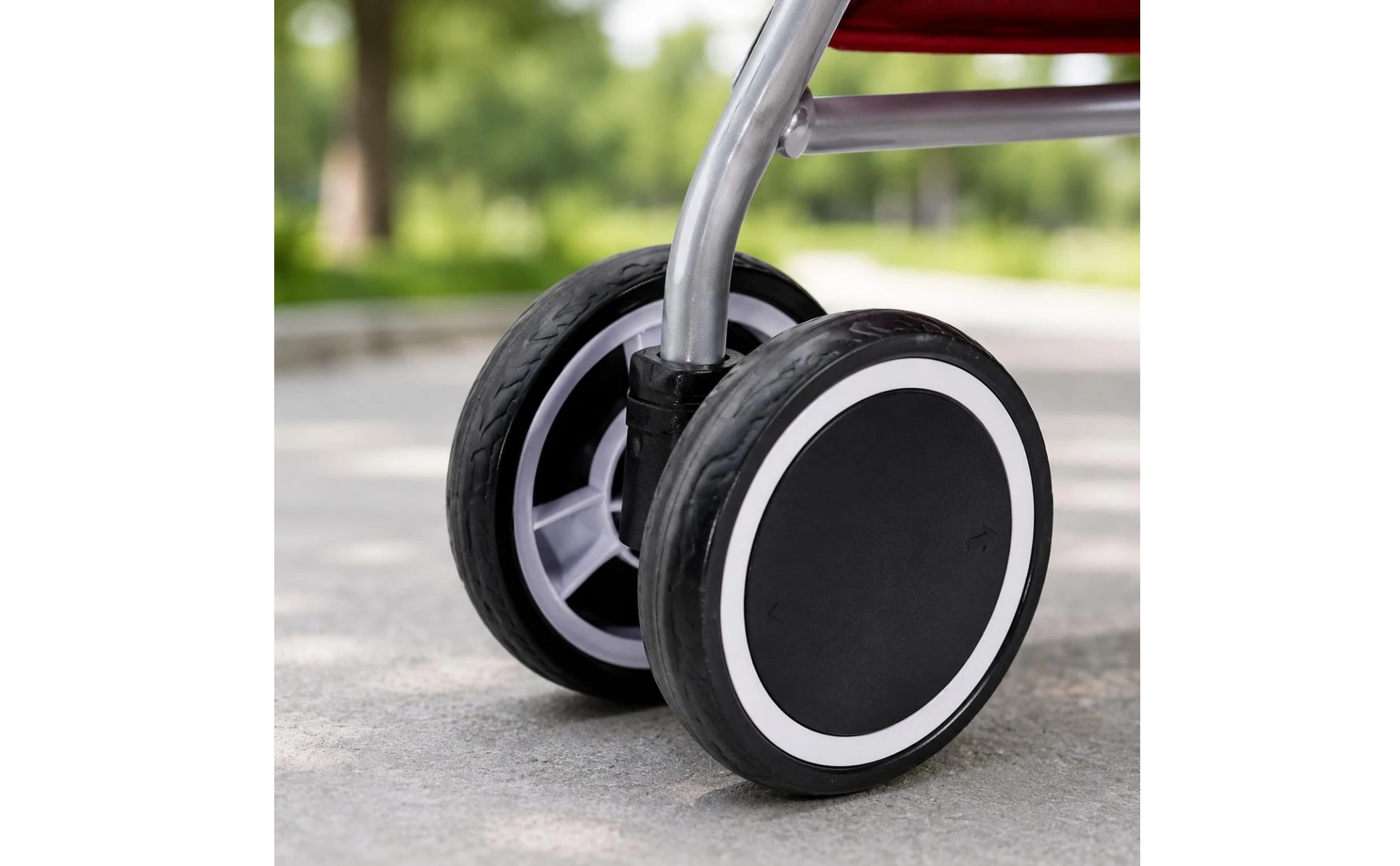 Foldable Pet Stroller twinWheel Pet Carrier for Outdoor Transport