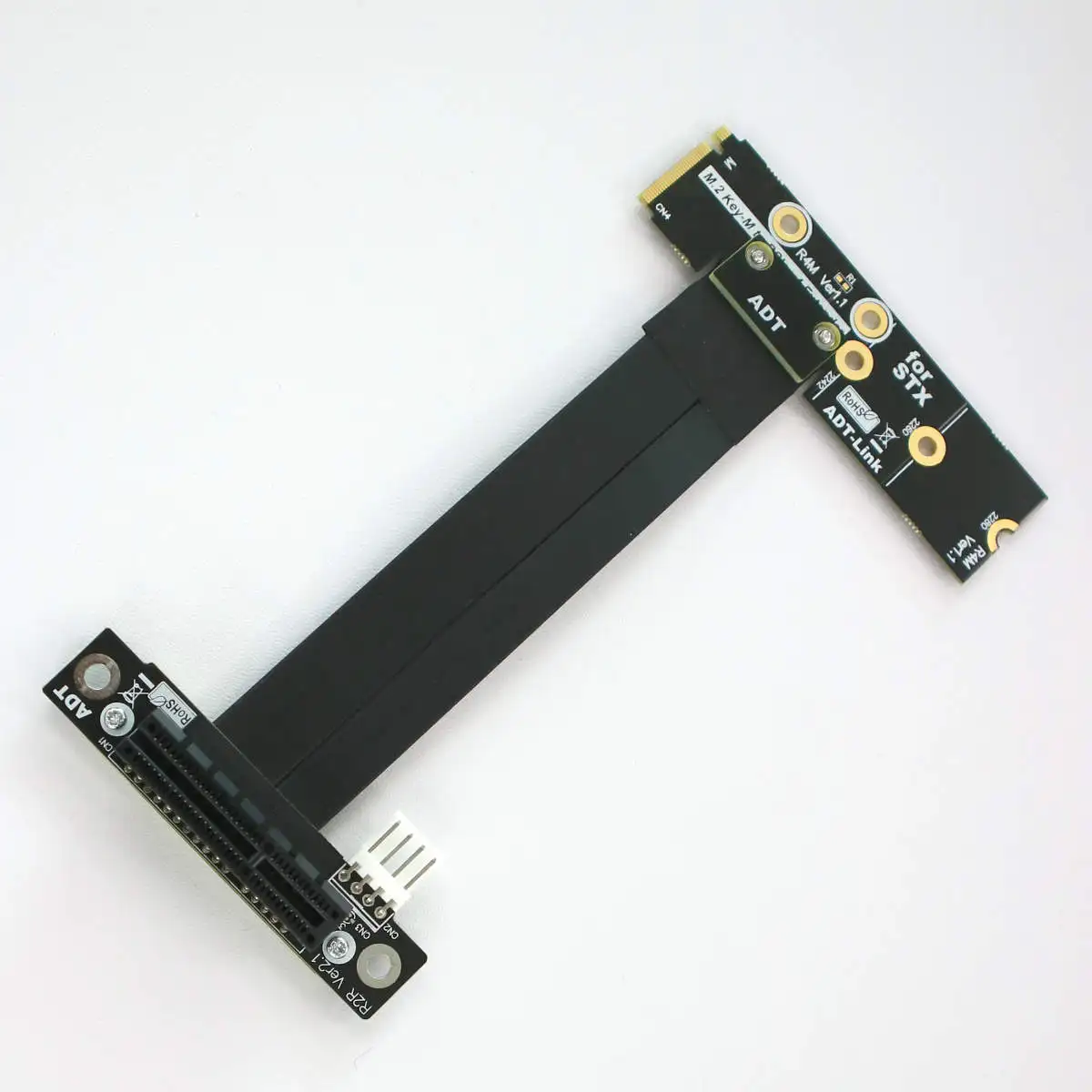 Imagem -06 - Cabo de Extensão Pcie x4 3.0 Pci Express 4x para M.2 m Chave 2280 Cartão Riser Gen3.0 Linha Extensor Gen3.0 32g Bps R42sf R42sl R42sr