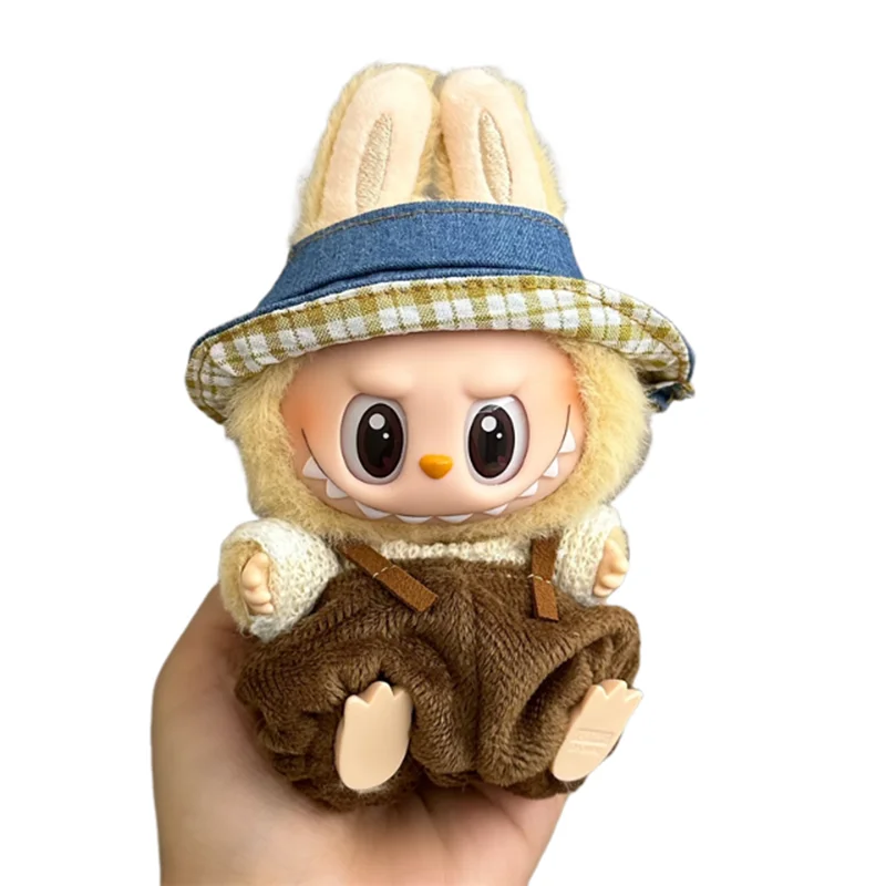 Hoge Kwaliteit Monster Voor Labubu Kleding Kawaii V1 V2 V3 Pop Kleding Accessoires 15/17 Cm Pluche Pop universele Kinderspeelgoed