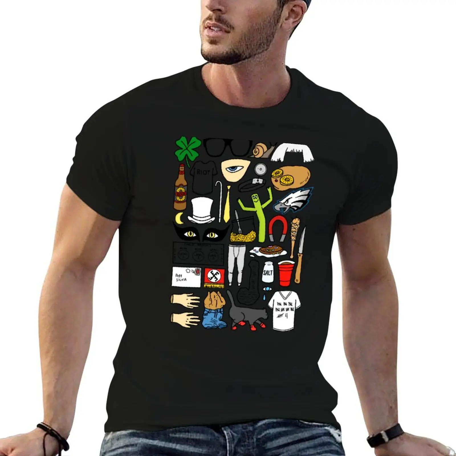 it_s always sunny cartoon art T-Shirt essential t shirt man t shirts high quality luxury brand T-Shirt