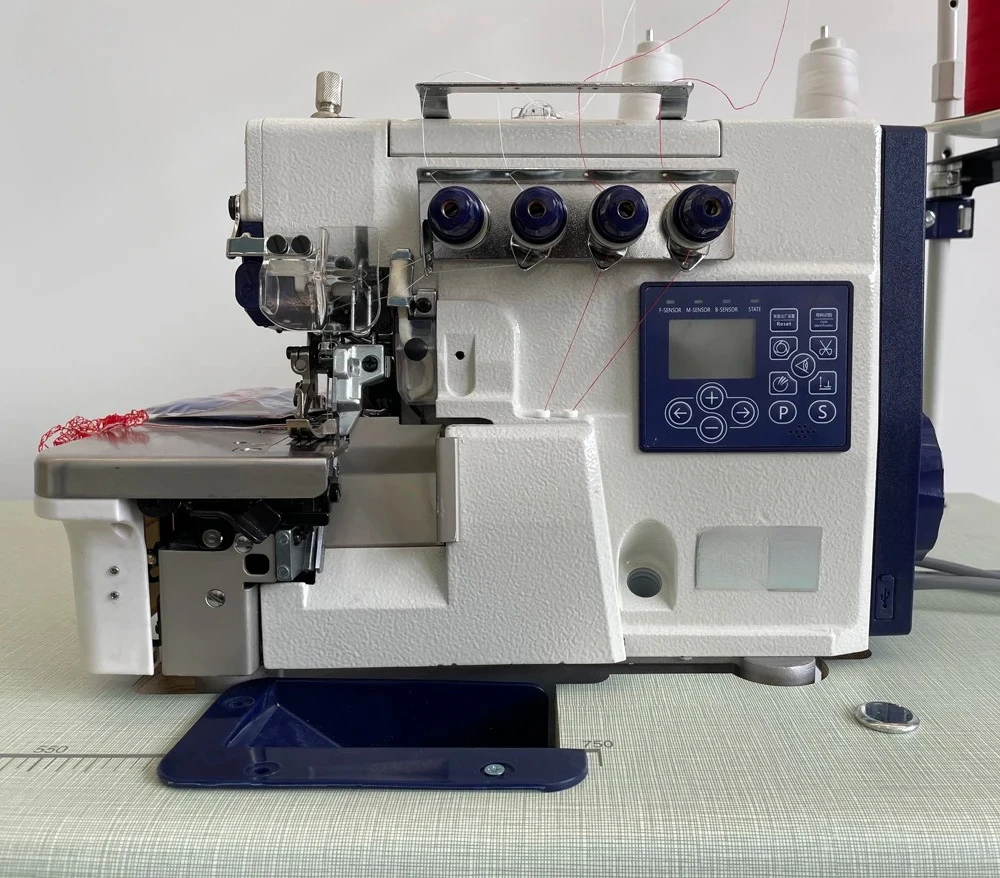 Máquina de Coser Industrial de Alta Velocidad, Maquinaria Automática para Prendas de Vestir, Máquina de Coser Overlock