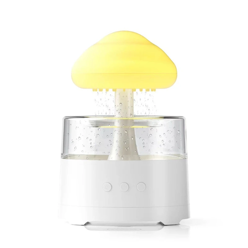 Rain Cloud Humidifier, Mushroom Humidifier, Cloud Humidifier With Adjustable LED Lights, Rain Cloud Diffuser, Remote