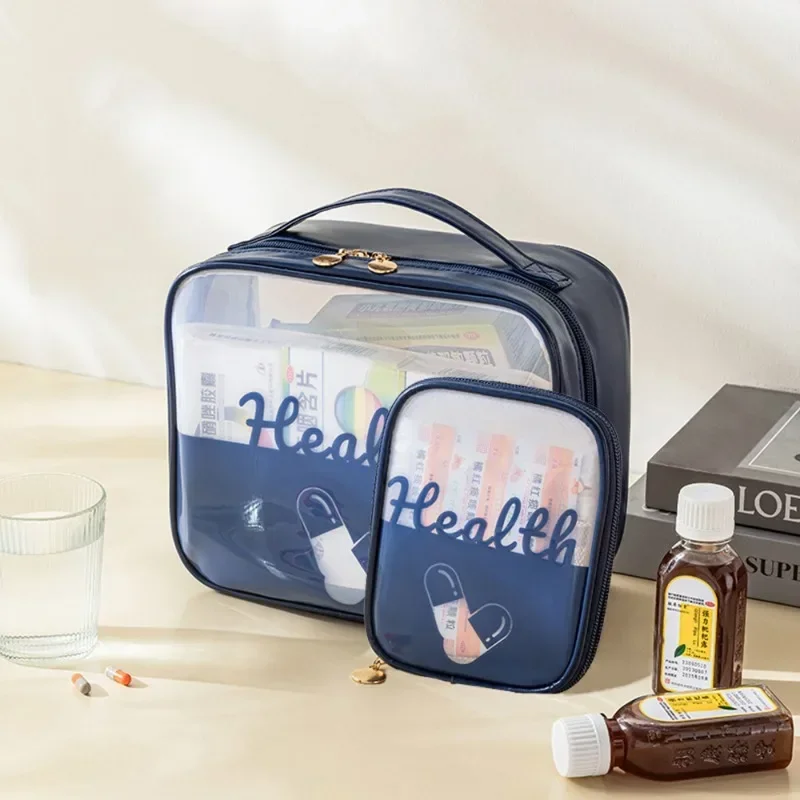 Botiquines de primeros auxilios para exteriores, bolsa de almacenamiento médico portátil, gran capacidad, Oxford, medicina para el hogar, botiquín de primeros auxilios, emergencia médica