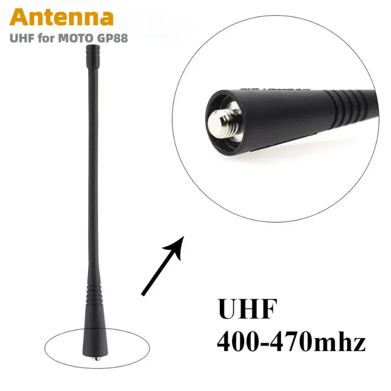 Walkie Talkie UHF 400-470mhz antena Flexible para Motorola Walkie Talkie GP88S/GP88/GP338/GP328/GP3188/GP68/GP340/HT750/EP450