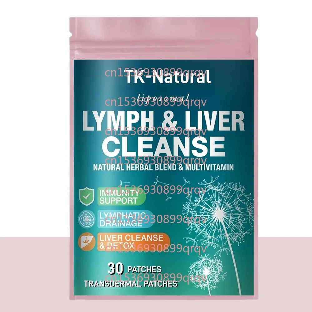 30 parches de drenaje linfático liposomal parches transdermicos limpieza del hígado desintoxicación y reparación limpieza del hígado desintoxicación inmune y salud
