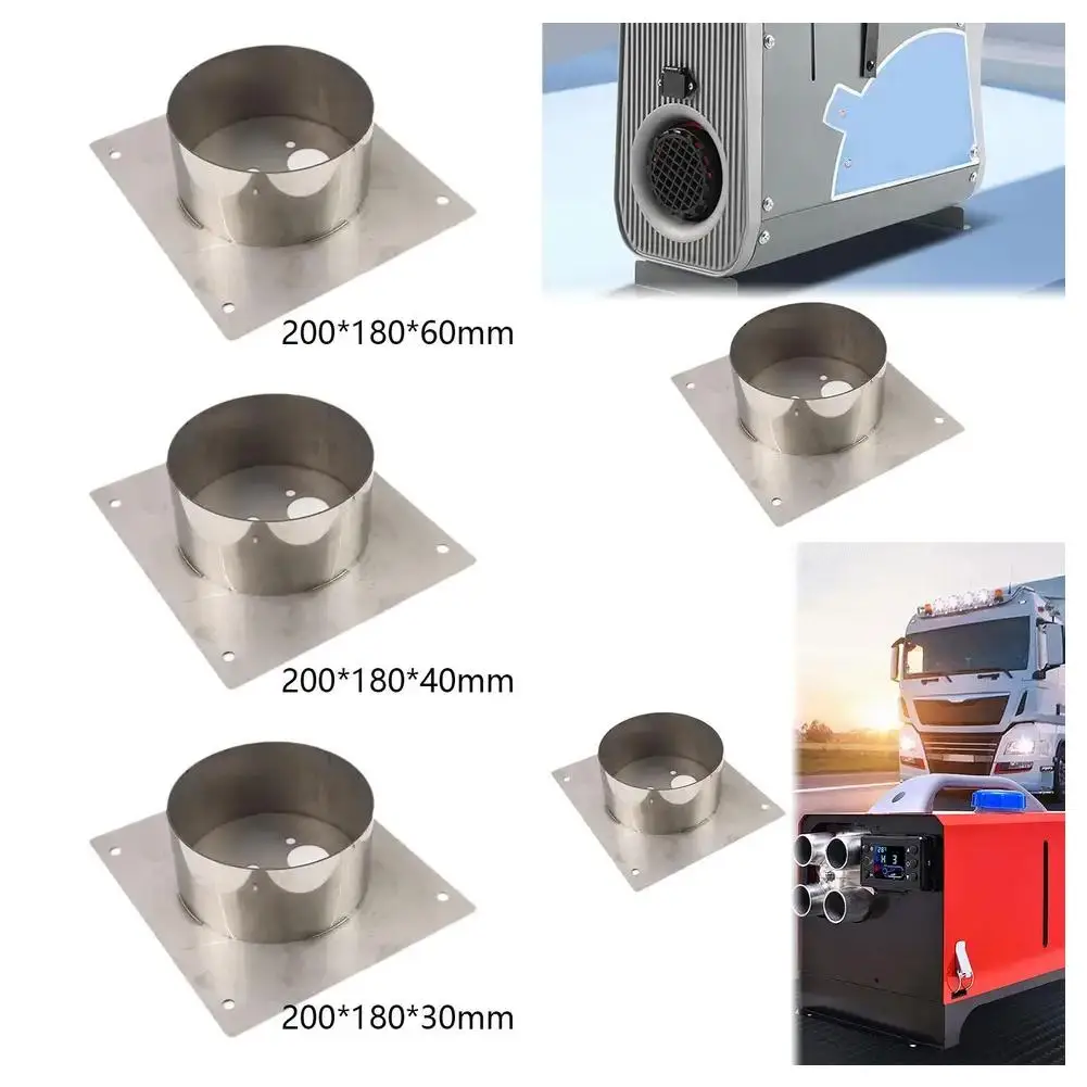Aquecedor de ar diesel para carro, placa de montagem de aquecedor diesel chinês, torre de aço inoxidável planar para eberspacher webasto 30mm 40mm 60mm