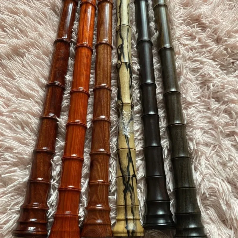 

G Key Wooden Xiao Blank Semi Finished Product Xiao Handmade DIY Chinese Vertical Bamboo Flute Tradition Musical Instruments