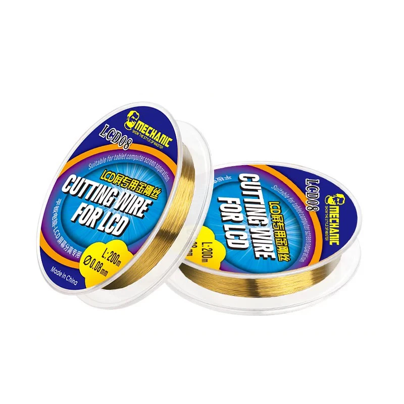 

200M 0.08MM split screen gold wire mobile phone screen LCD screen dedicated separated diamond wire LCD08