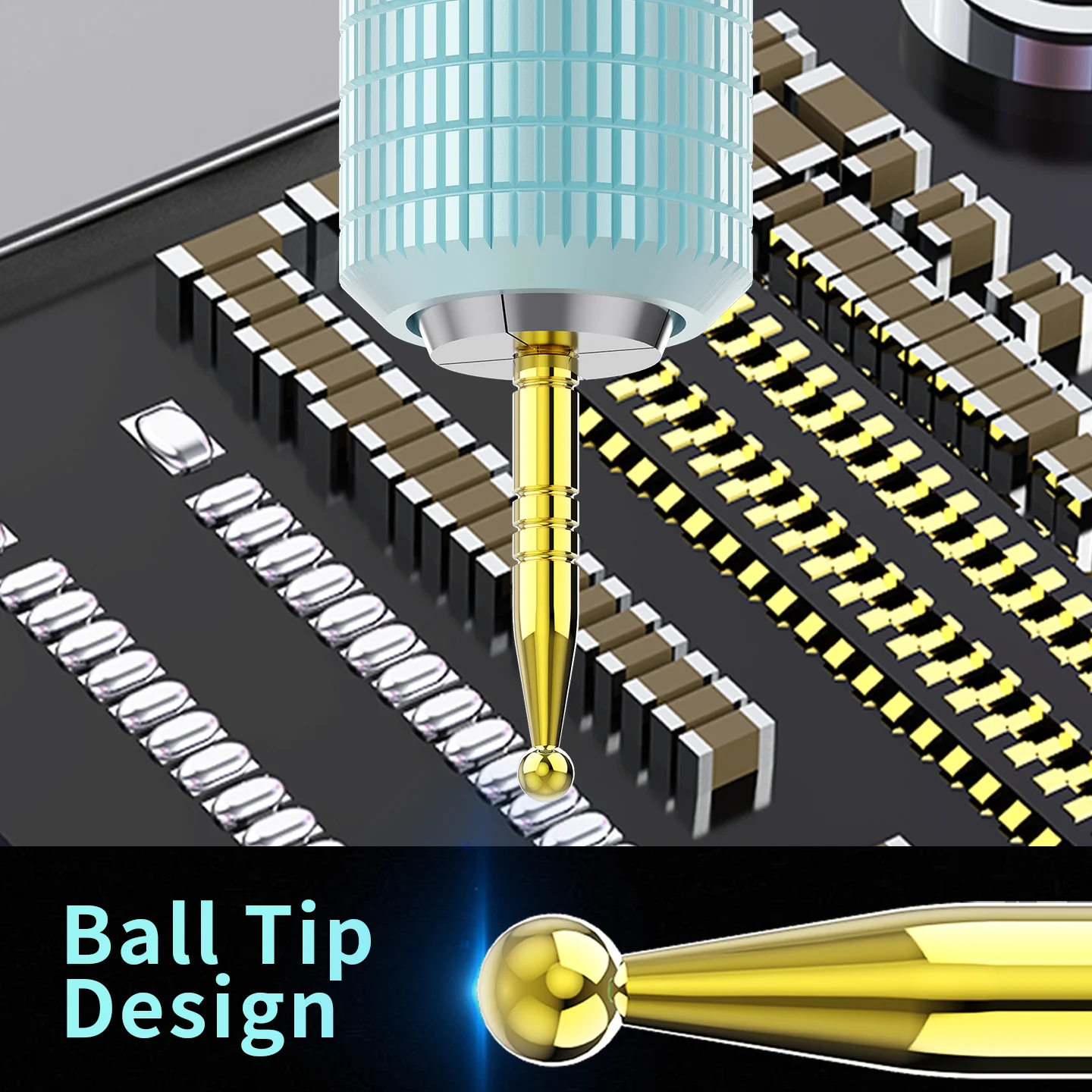 

JTX BT1 Tin Dragging Needle Set Ball Type Motherboard Repair Tin Dragging Special For BGA Packaging Chip Soldering ﻿Tool