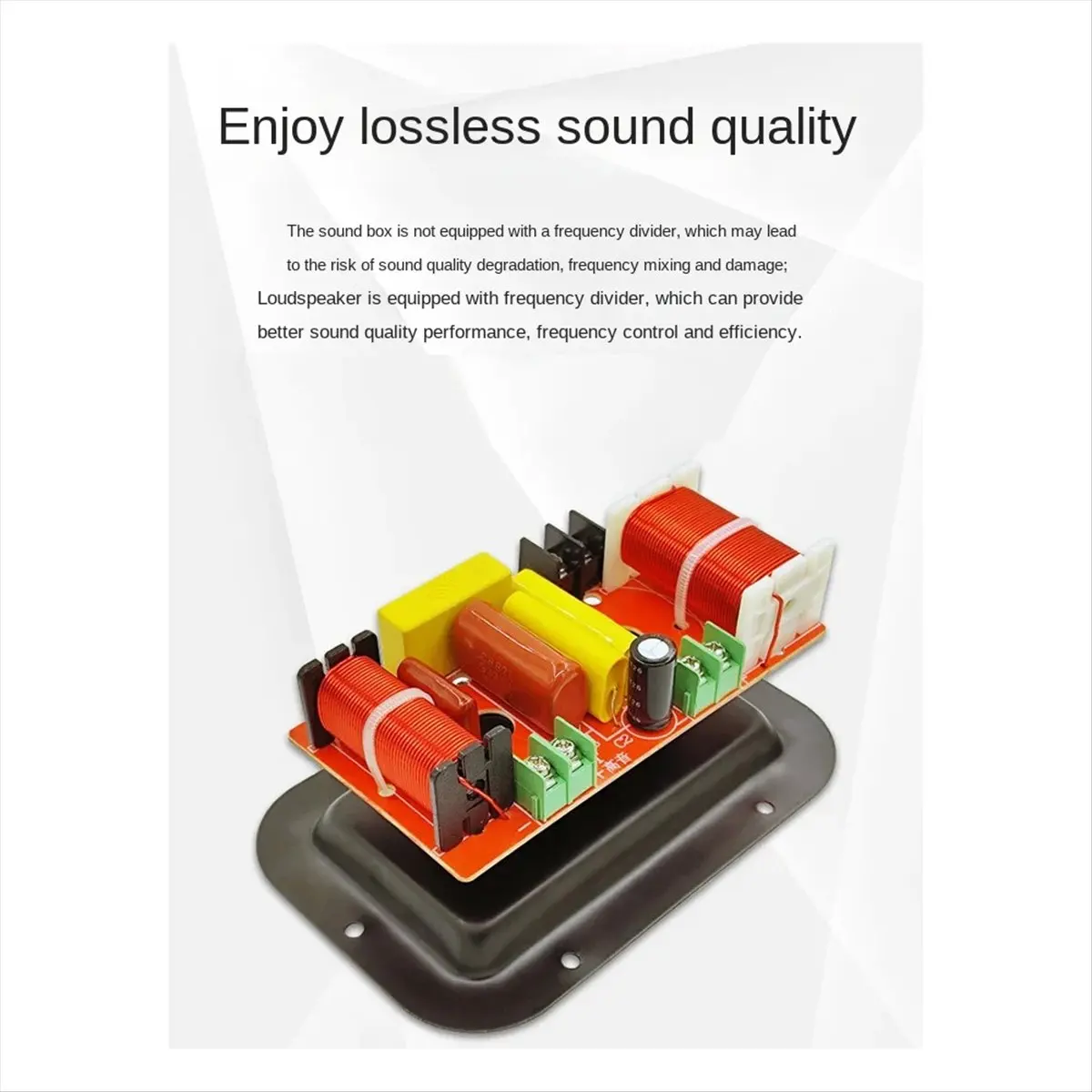 Fashion 2 Ways 350W Speaker Treble+ Frequency Divider Crossovers Speaker Filters DIY for DIY Home Theater