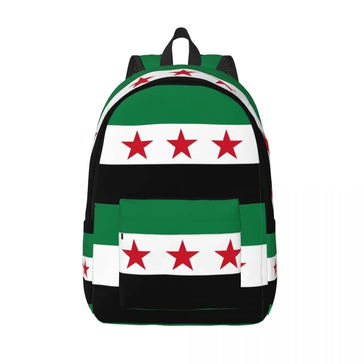 NEW FLAG OF SYRIA Backpack for Men Women Teenage High School Hiking Travel Daypack College Canvas Bags with Pocket