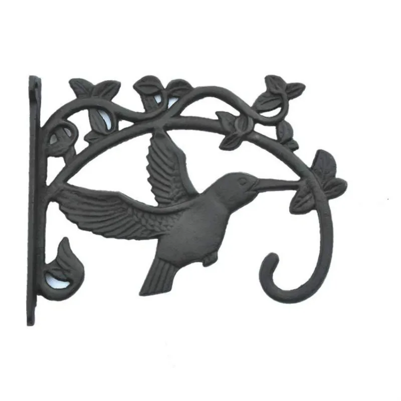Wrought Iron Rack with Hanging Basket Bracket - Ideal for Flower Pots, Durable & Sturdy, Dimensions: 22*28 Cm