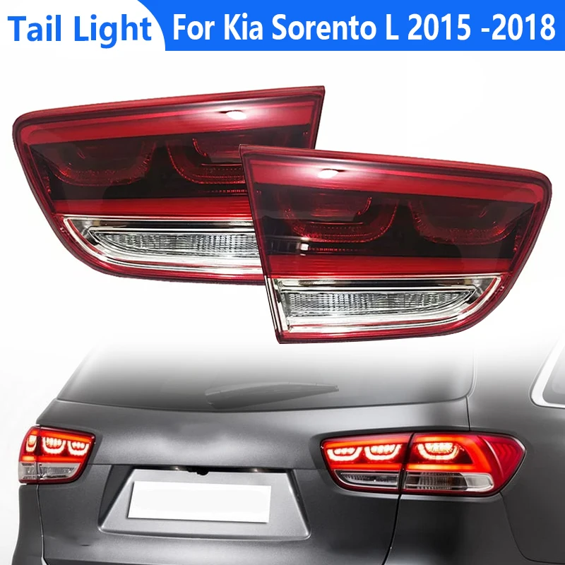 For Kia Sorento L 2015-2018 Car Accessorie Rear Inner Tail Light Brake Stop Parking LED Lamp Assembly 92403-C5110 92404-C5110