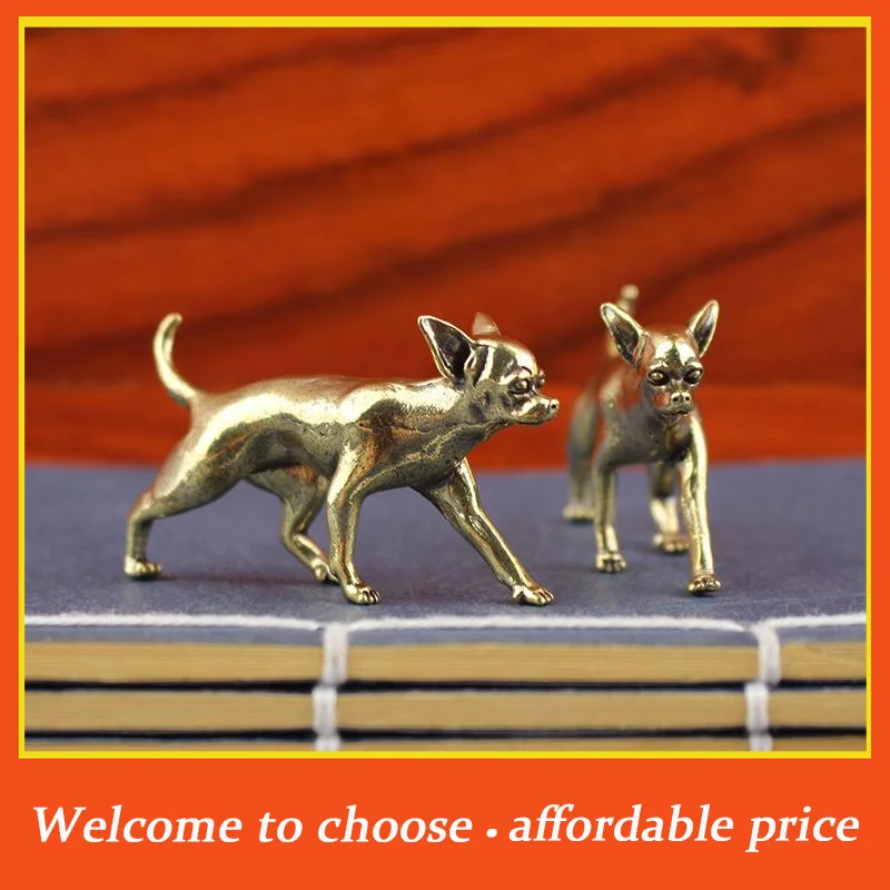PP 1pc Hairless Dog Puppy Entrance Coffee Table Decoration new Hairless Dog Animal Desktop Ornaments Animal Brass Ornaments
