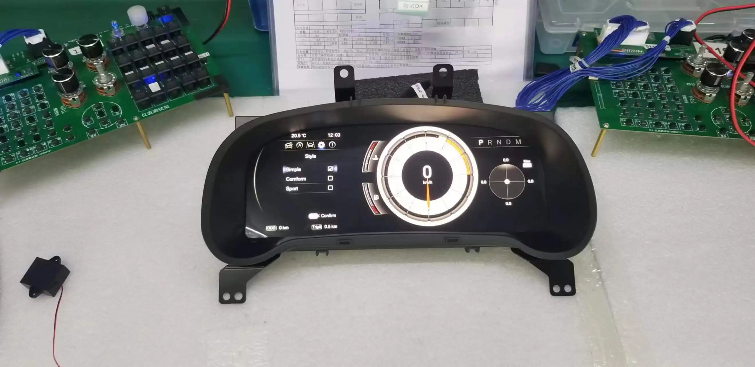 Latest Original Car Digital Cluster Instrument For RX RX300 RX330 RX350 RX400 RX450h 2016- 2020 2021 LCD Speed Meter Dashboard