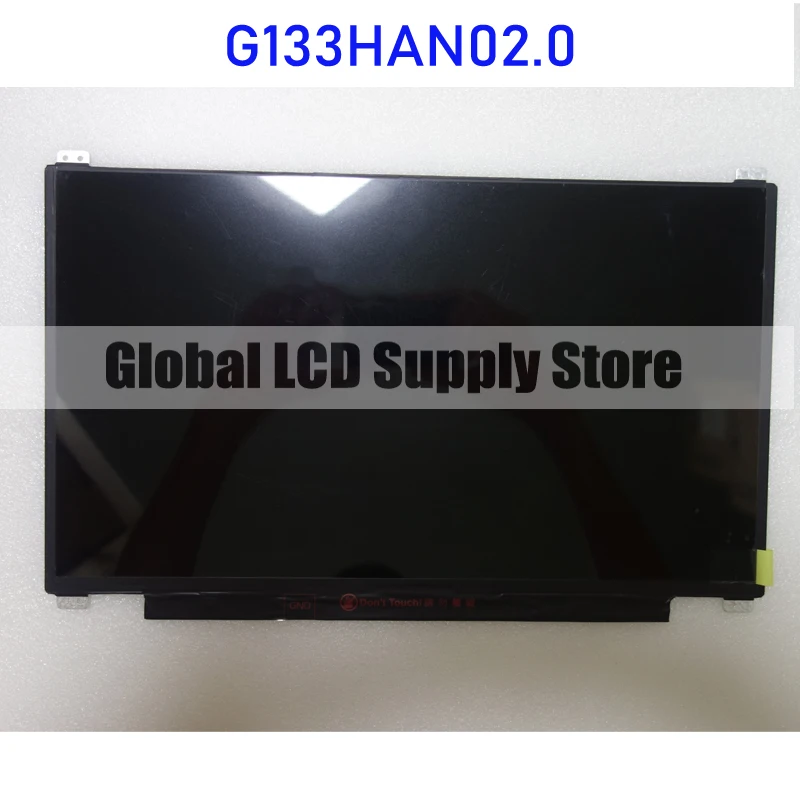 G133HAN02.0 13.3 بوصة شاشة عرض LCD صناعية لوحة شاشة العلامة التجارية الجديدة الأصلية لموصل Auo 30 Pins 100% تم اختبارها