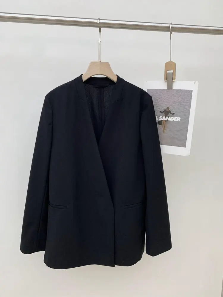 Womens Suit Blazer Banquet Luxury Long Sleeve Jacket  Hidden Breasted Casual Work Office Suit Blazer Customize