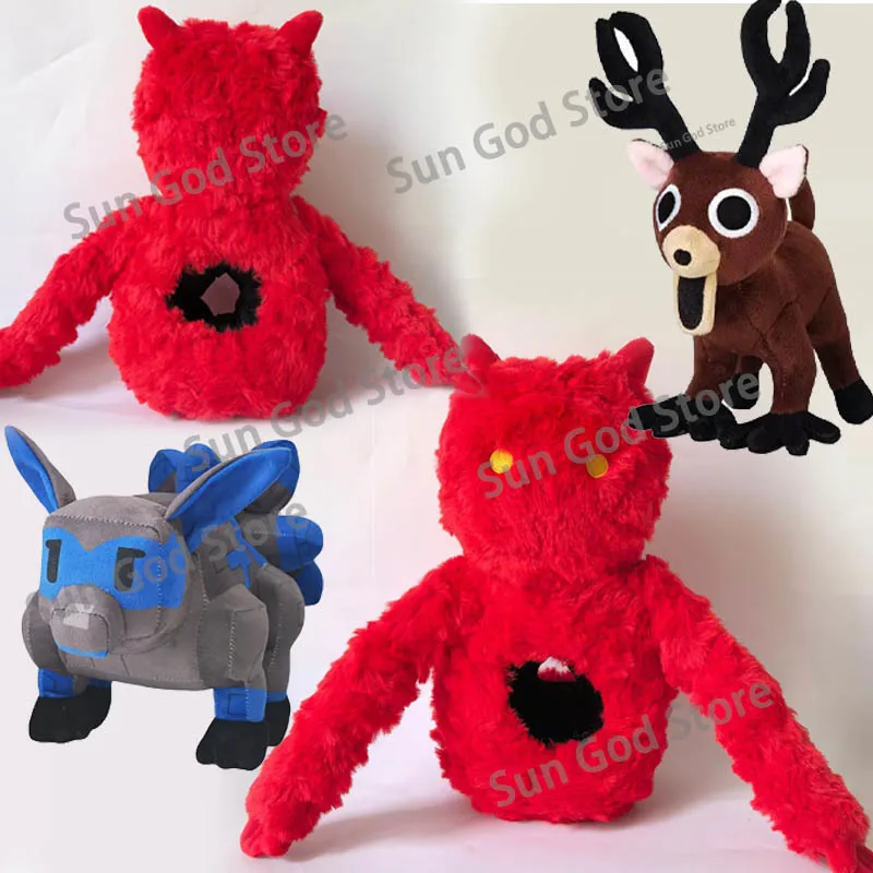 

NEW Scary Baboon Plush Horror Game Monster Character Peripheral Plushie Cartoon Halloween Party Home Decor Stuffed Doll Toy Gift