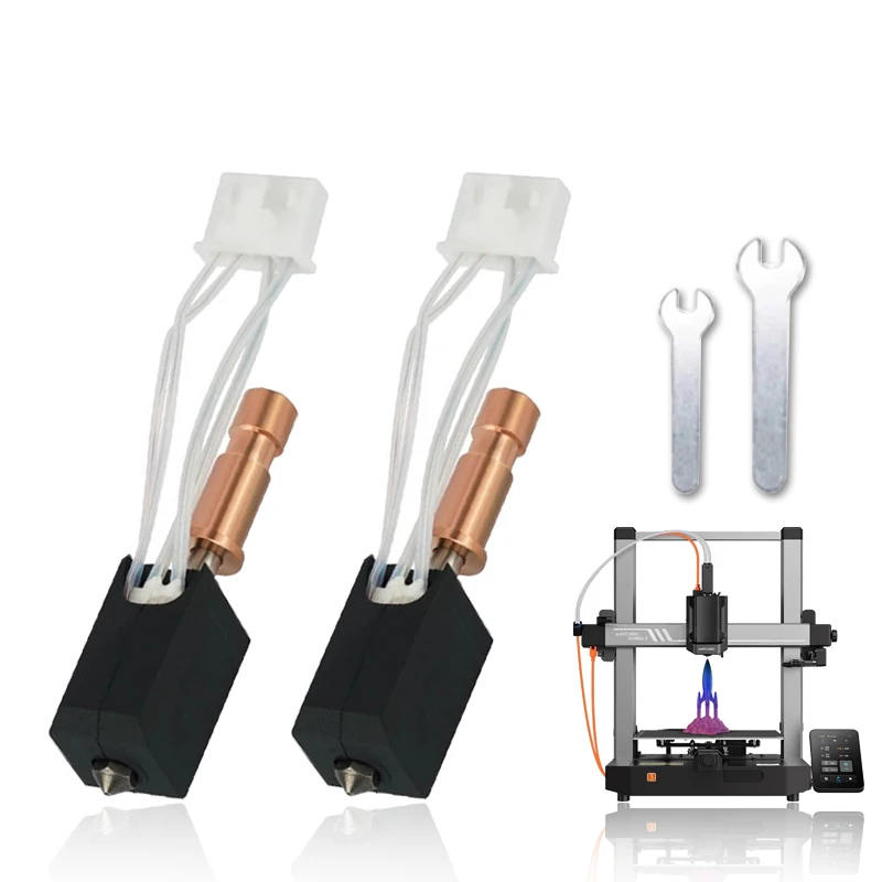3D-Drucker Hotend für Anycubic Kobra S1 S1C 200K Upgrade Keramik-Heizdüse Kobra S1 Combo Hotend 24V 48W Schnelle Erwärmung 350 ℃